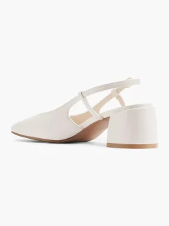 Graceland Beige Slingback-Dames Pumps