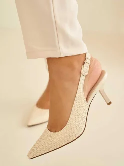 Graceland Beige Slingback Pump-Dames Pumps