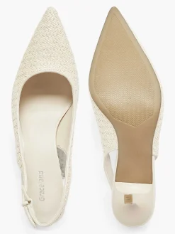 Graceland Beige Slingback Pump-Dames Pumps