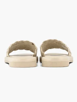 Graceland Beige Slipper Gevlochten-Dames Slippers