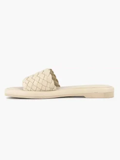 Graceland Beige Slipper Gevlochten-Dames Slippers