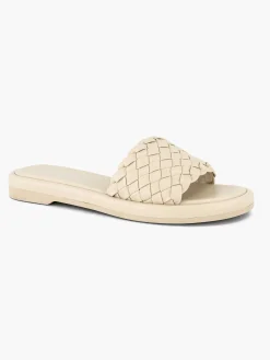 Graceland Beige Slipper Gevlochten-Dames Slippers