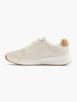 Easy Street Beige Sneaker-Dames Comfort Schoenen