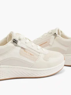 Easy Street Beige Sneaker-Dames Comfort Schoenen