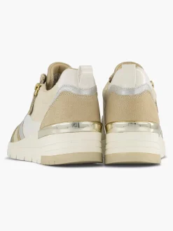 Easy Street Beige Sneaker-Dames Comfort Schoenen