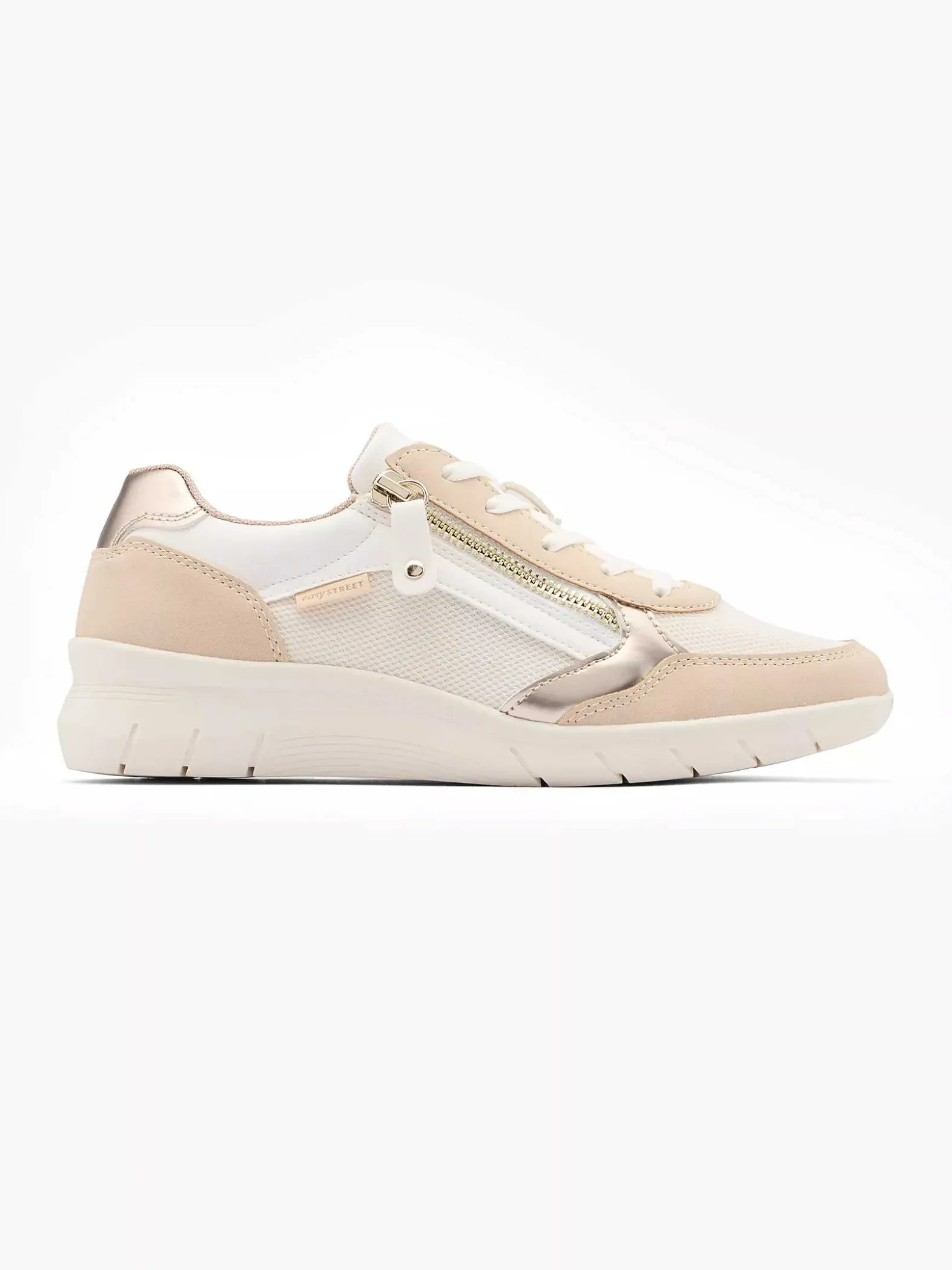 Easy Street Beige Sneaker-Dames Sneakers