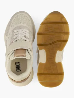 Oxmox Beige Sneaker-Kinderen Babyschoenen