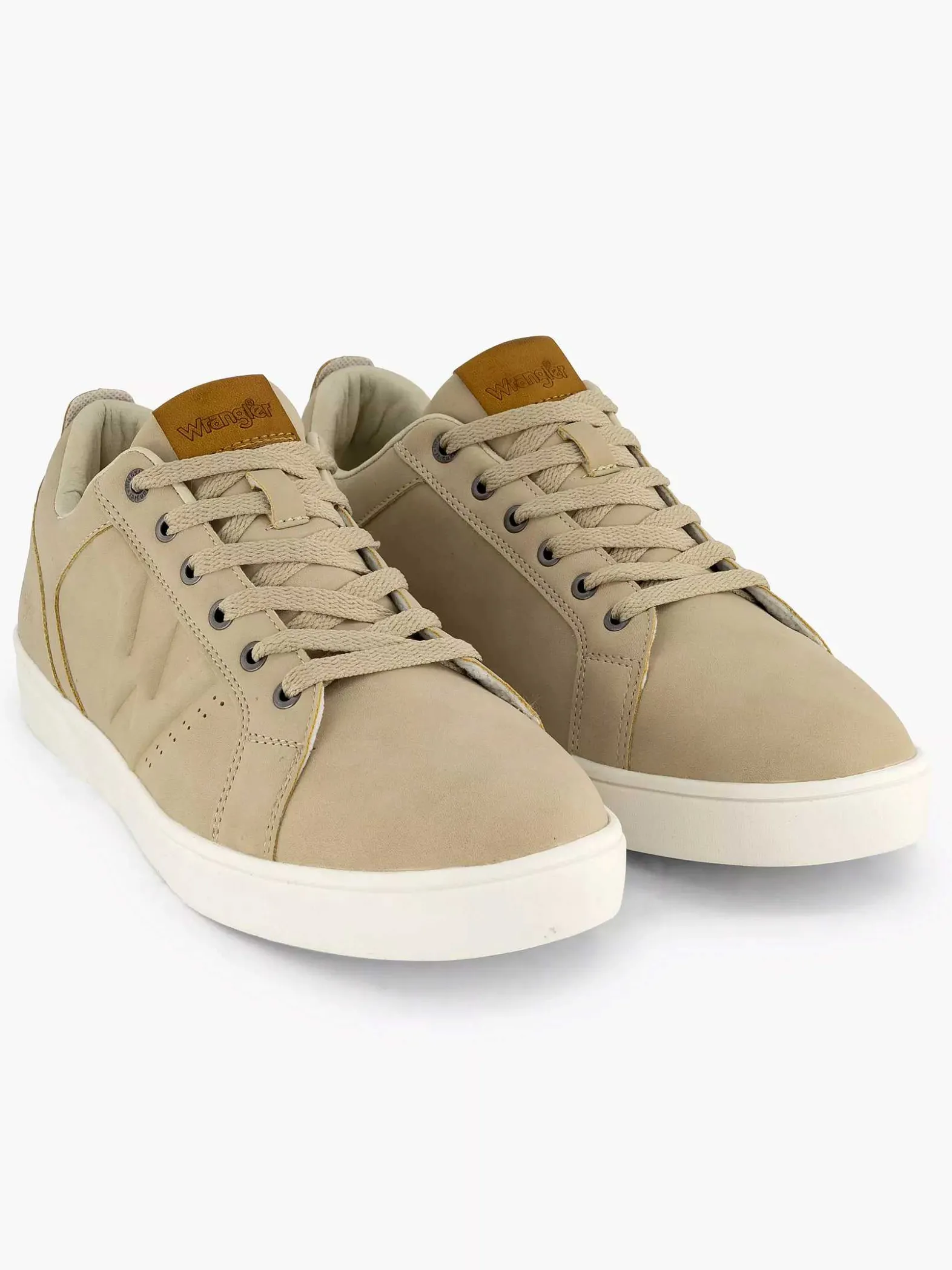 Wrangler Beige Sneaker-Heren Sneakers