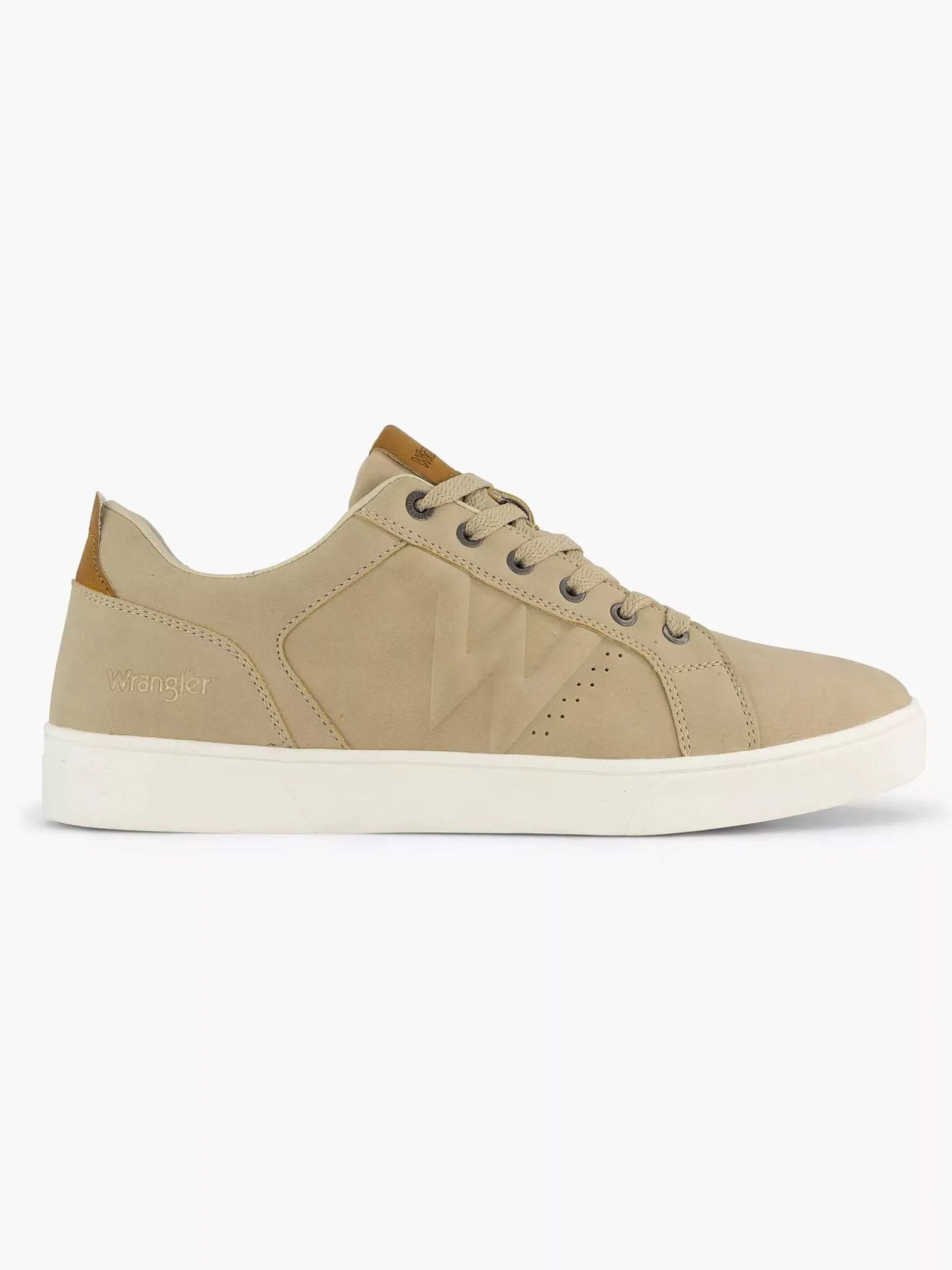 Wrangler Beige Sneaker-Heren Sneakers