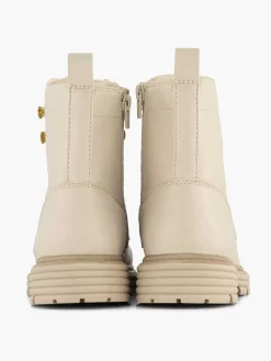 Oxmox Beige Veterboot-Kinderen Jongensschoenen