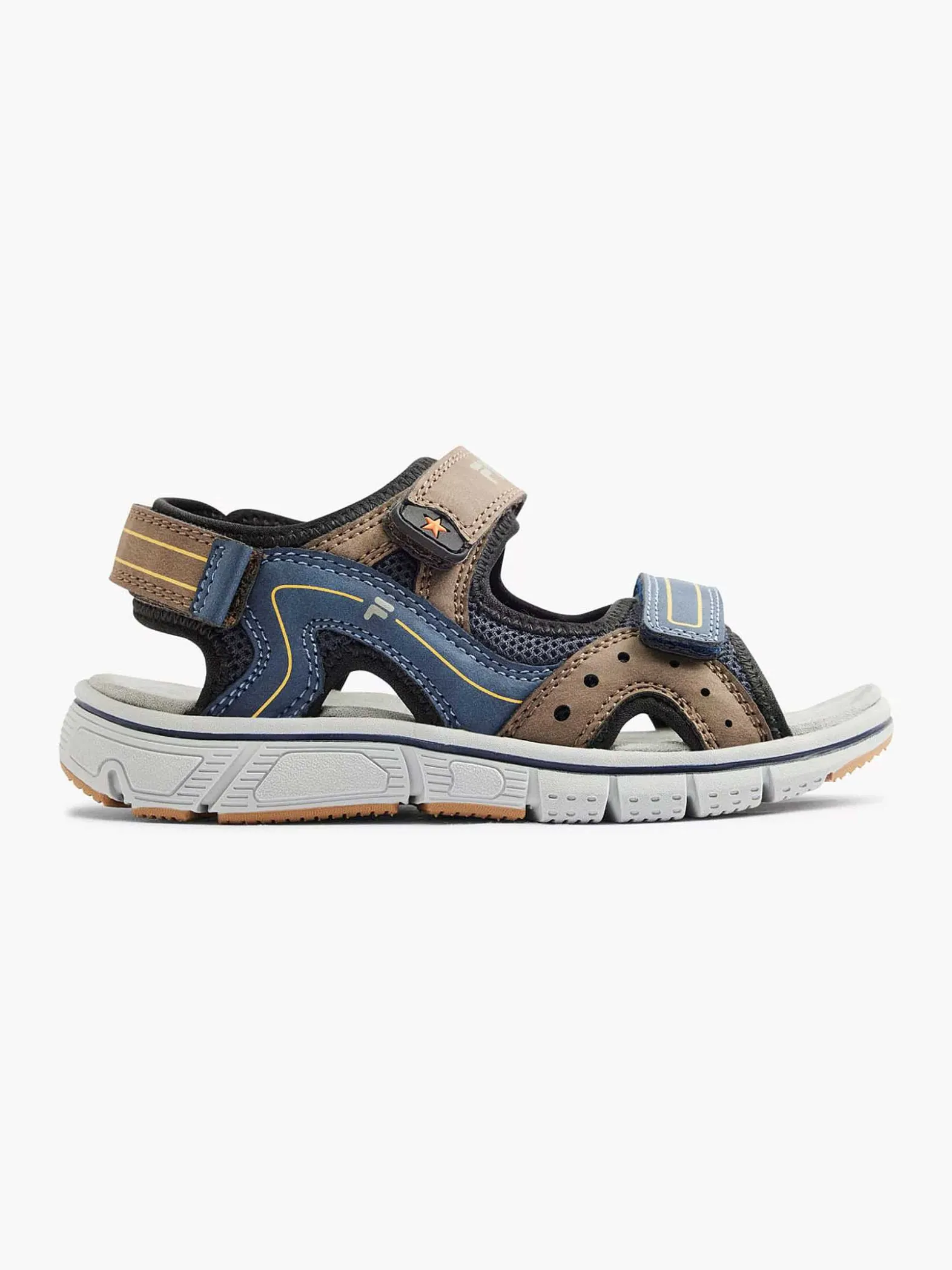 FILA Blauw/ Bruine Sandaal-Kinderen Jongensschoenen