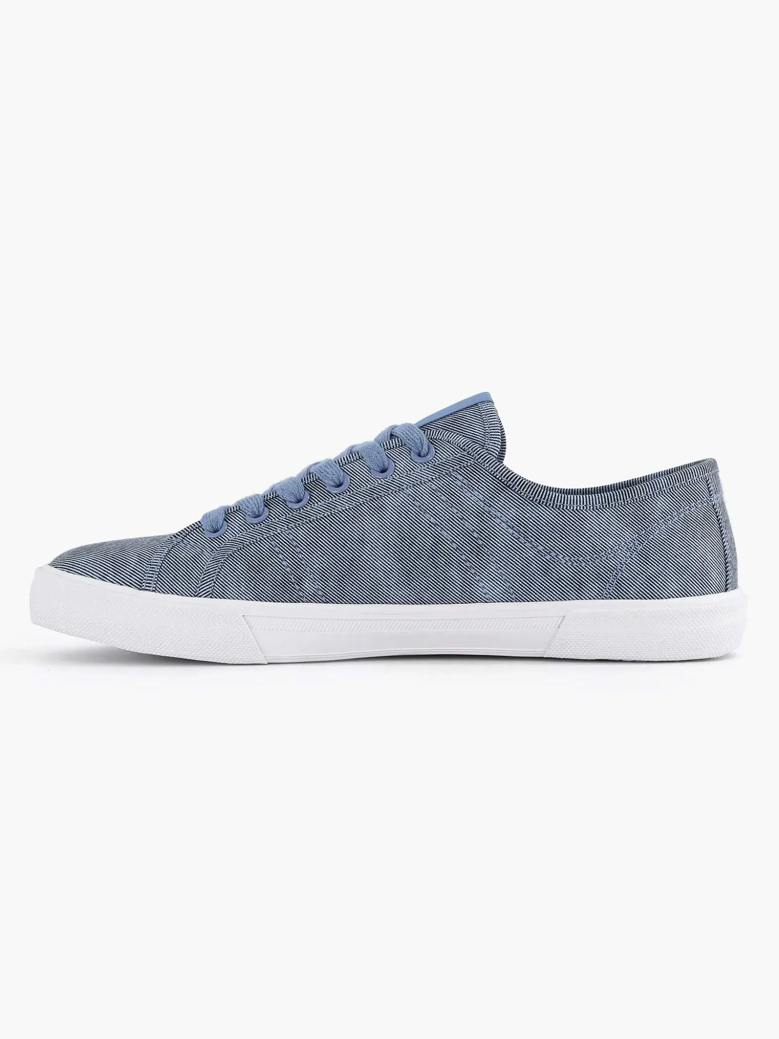 Memphis One Blauwe Canvas Sneaker-Heren Sneakers