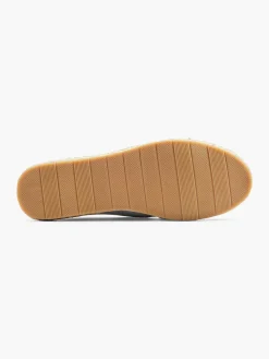 Graceland Blauwe Espadrille Sierketting-Dames Instappers