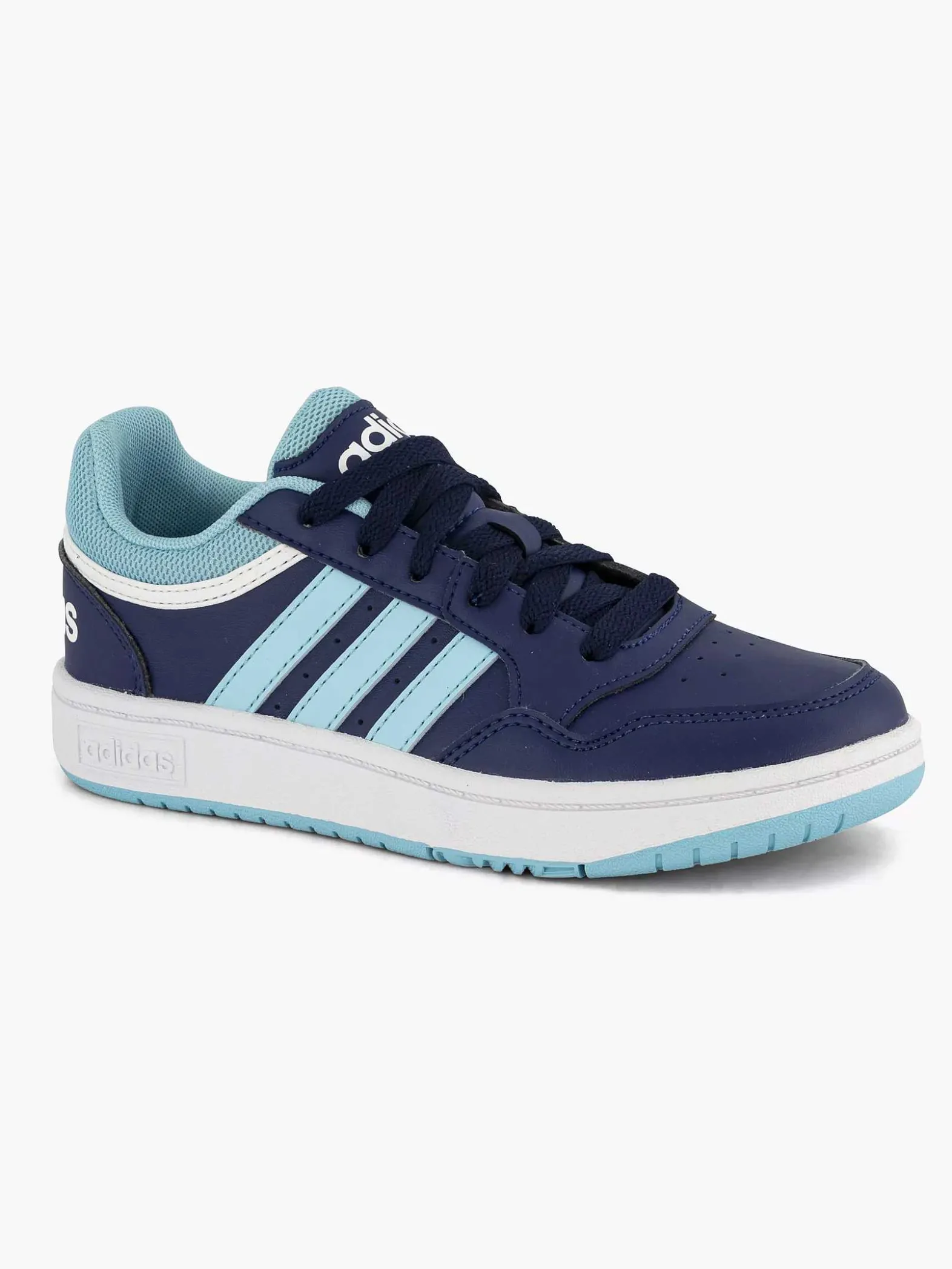 adidas Blauwe Hoops 3.0 K-Kinderen Jongensschoenen