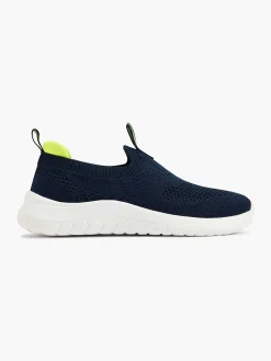 Vty Blauwe Instapper-Kinderen Jongensschoenen