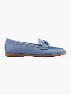 Graceland Blauwe Loafer-Dames Instappers