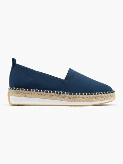 Esprit Blauwe Platform Espadrille-Dames Instappers