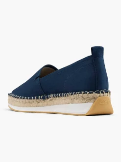 Esprit Blauwe Platform Espadrille-Dames Instappers