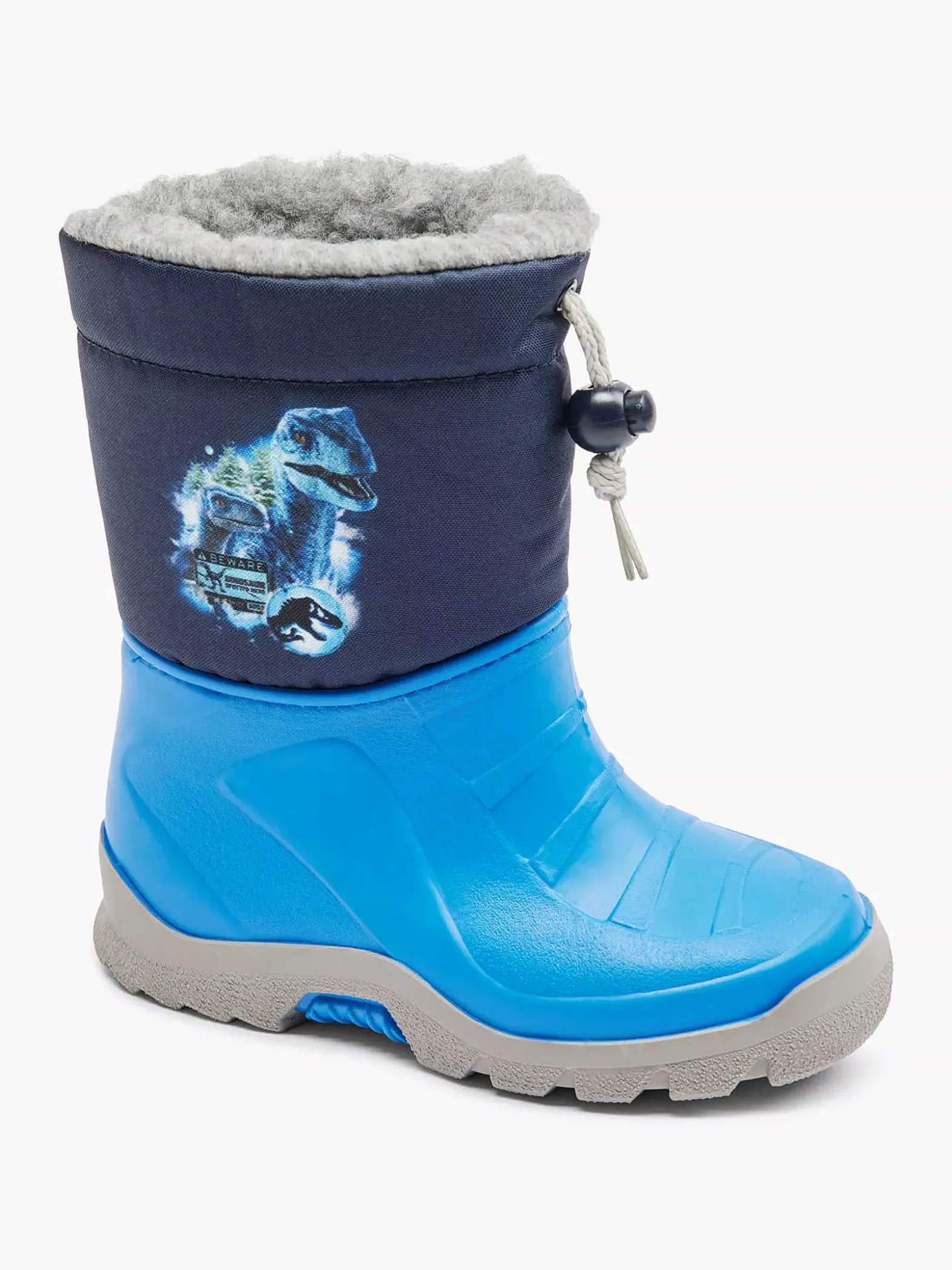 Jurassic World Blauwe Regenlaars Dino Gevoerd-Kinderen Babyschoenen