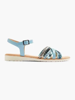 Graceland Blauwe Sandaal-Dames Sandalen