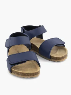 Bobbi-Shoes Blauwe Sandaal Klittenband-Kinderen Jongensschoenen