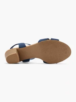Graceland Blauwe Sandalette-Dames Sandalen