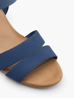 Graceland Blauwe Sandalette-Dames Sandalen