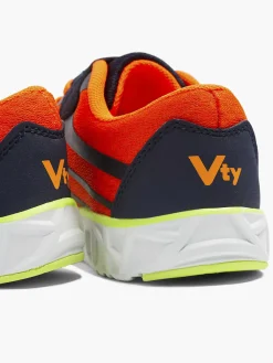 Vty Blauwe Sneaker Elastische Veter-Kinderen Jongensschoenen