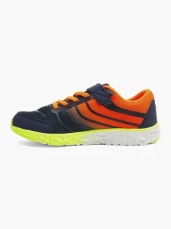 Vty Blauwe Sneaker Elastische Veter-Kinderen Jongensschoenen
