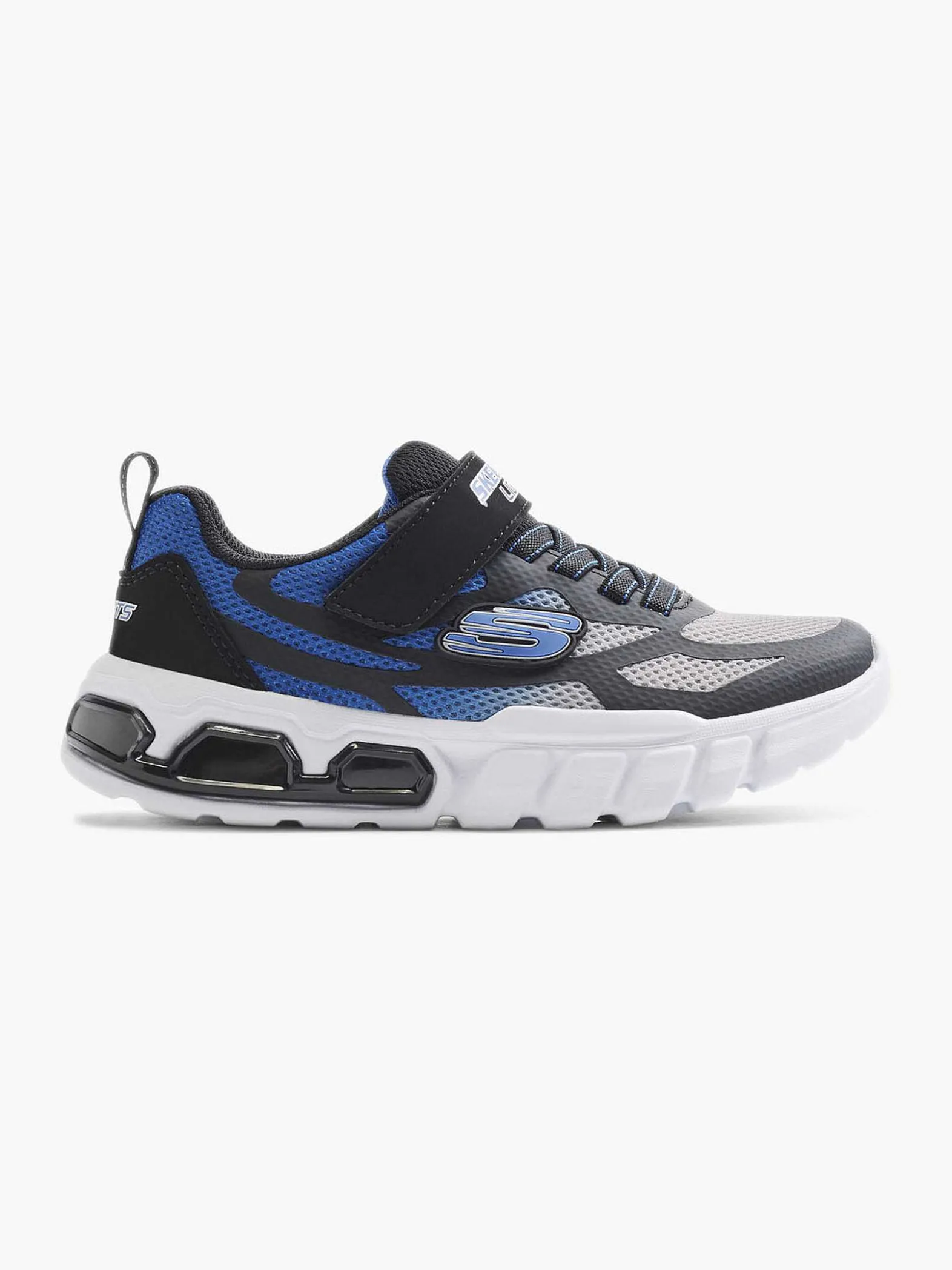 Skechers Blauwe Sneaker Lichtjes-Kinderen Jongensschoenen