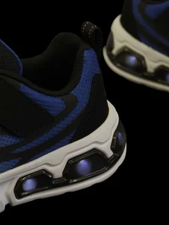 Skechers Blauwe Sneaker Lichtjes-Kinderen Jongensschoenen