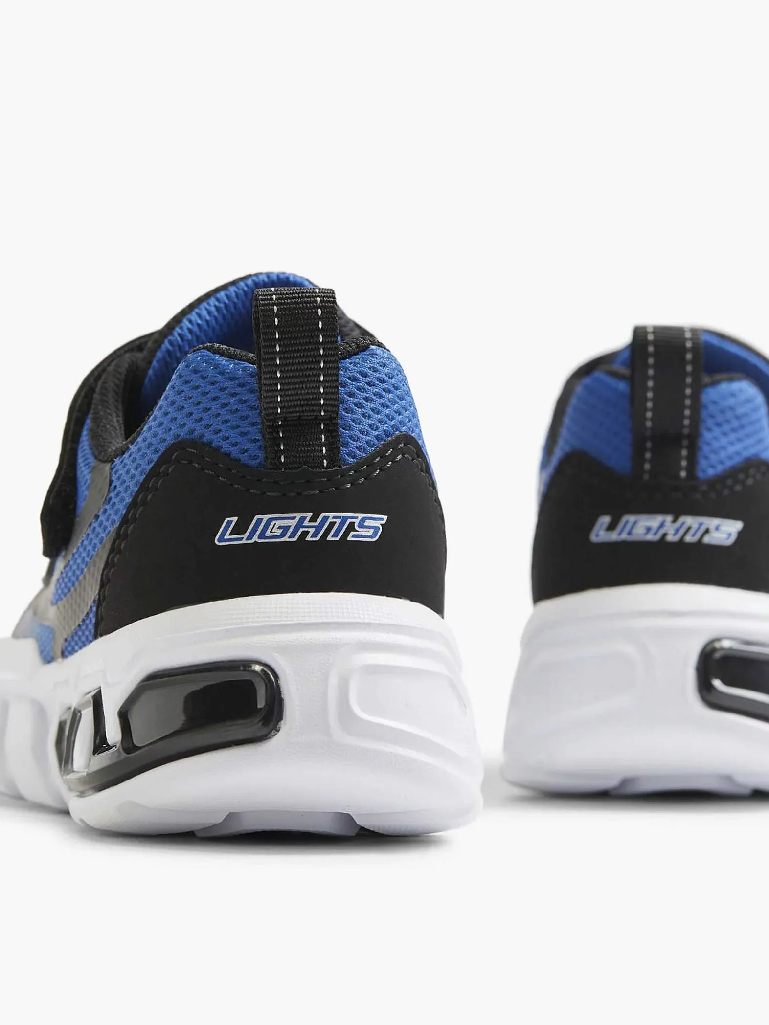 Skechers Blauwe Sneaker Lichtjes-Kinderen Jongensschoenen