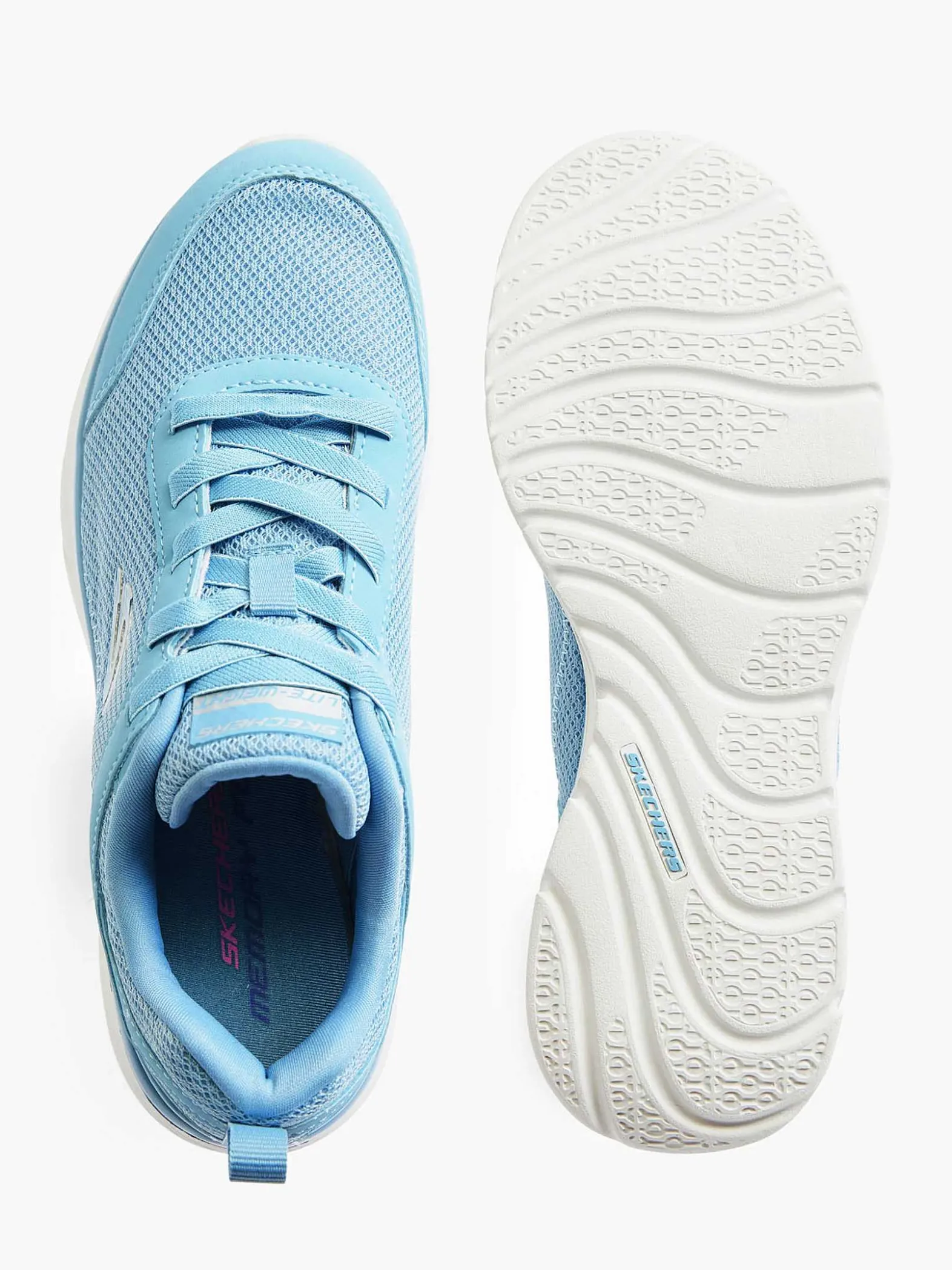 Skechers Blauwe Sole Provider - Brief History-Dames Sneakers