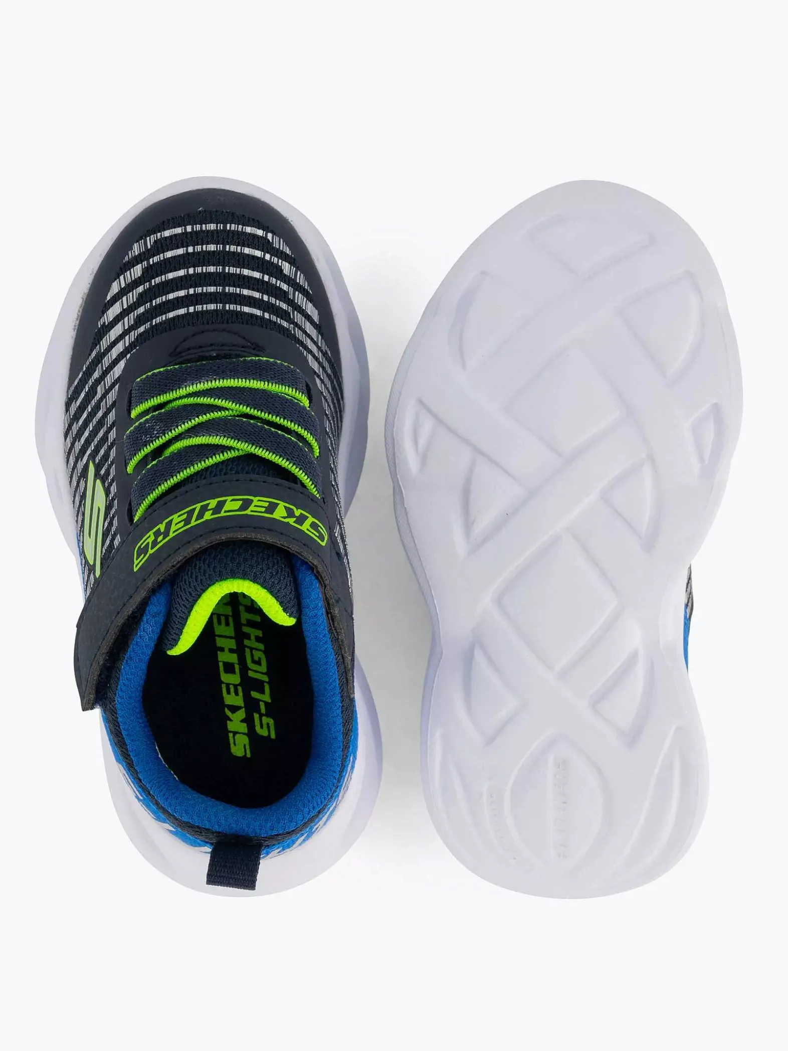 Skechers Blauwe Twisty Brights - Novlo-Kinderen Jongensschoenen