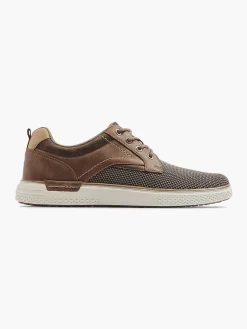 Easy Street Bruine Comfort Sneaker-Heren Sneakers