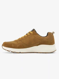 Easy Street Bruine Comfort Sneaker-Heren Sneakers