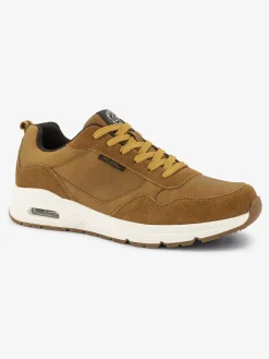 Easy Street Bruine Comfort Sneaker-Heren Sneakers