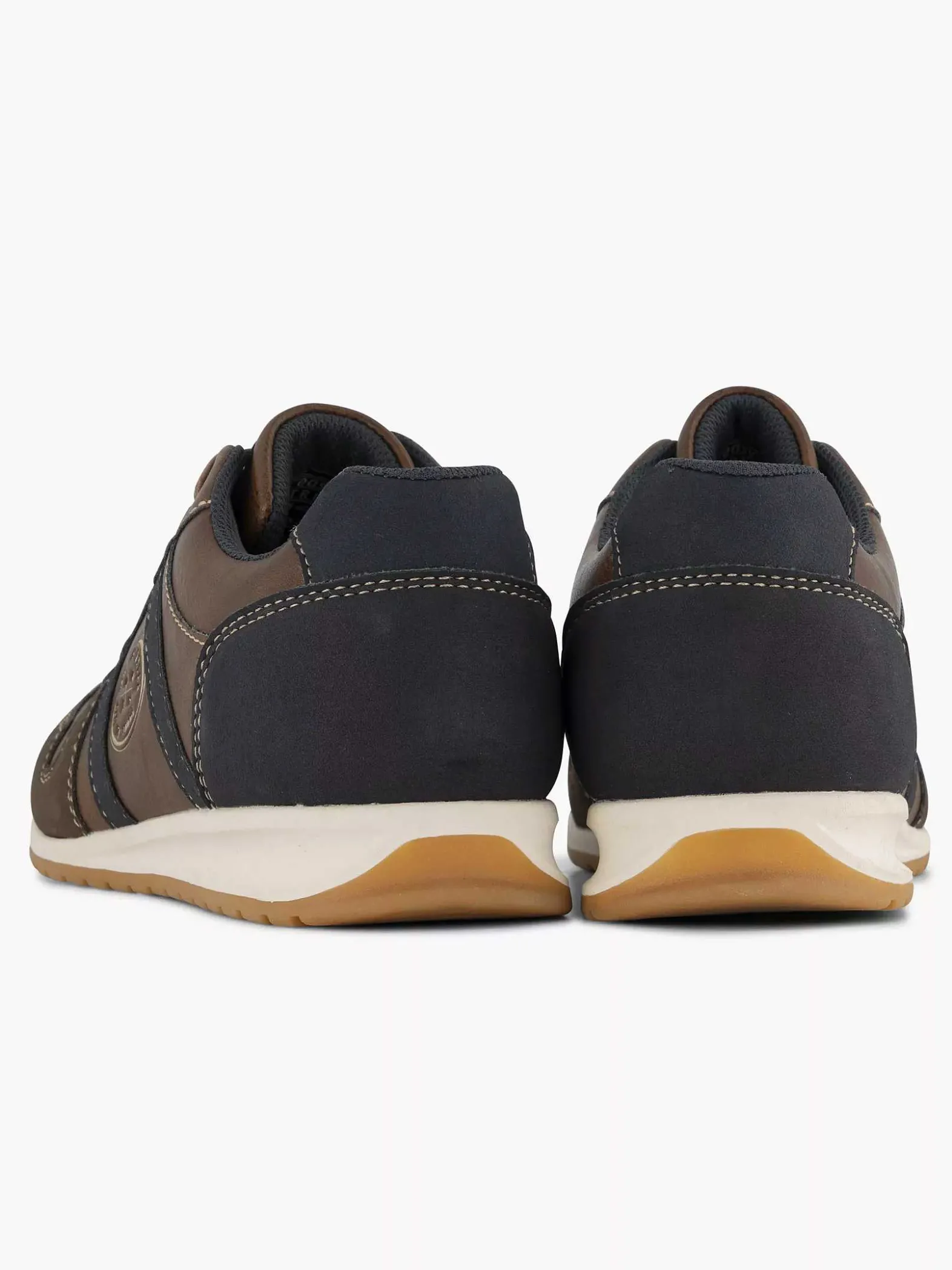 Easy Street Bruine Comfort Sneaker-Heren Sneakers