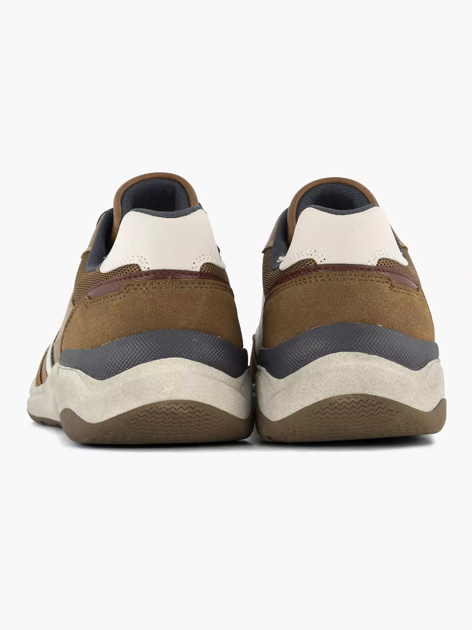 Easy Street Bruine Comfort Sneaker-Heren Sneakers