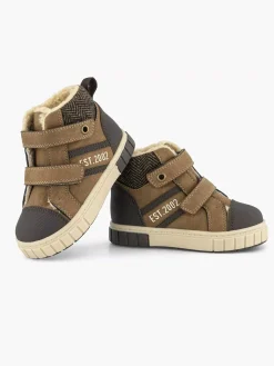 Vty Bruine Hoge Sneaker-Kinderen Jongensschoenen