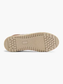 Vty Bruine Hoge Sneaker-Kinderen Jongensschoenen
