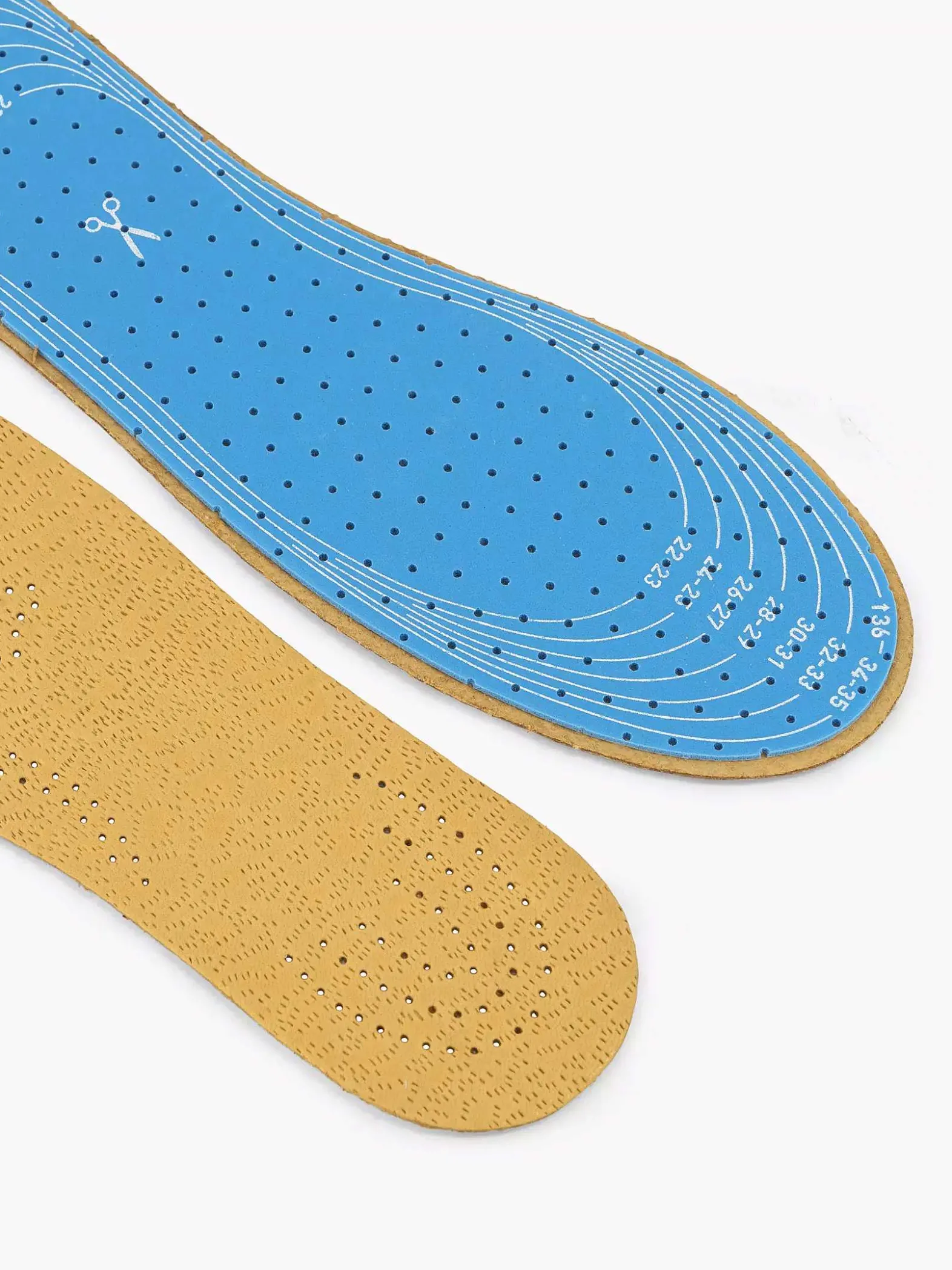 vanHaren Bruine Leren Inlegzool 22-36-Kinderen Babyschoenen