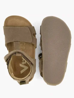 Vty Bruine Leren Sandaal-Kinderen Jongensschoenen