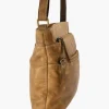 5th Avenue Bruine Leren Schoudertas-Dames Online Exclusive Accessoires