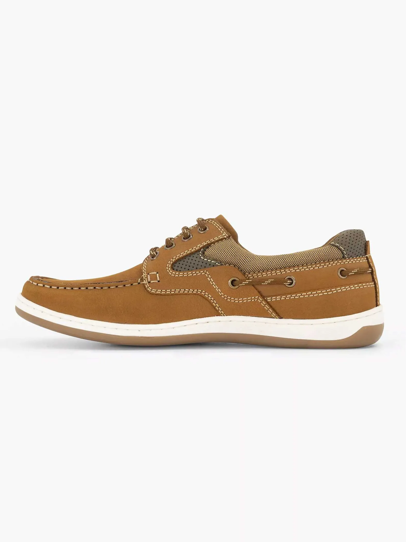 Gallus Bruine Leren Veterschoen-Heren Geklede Schoenen