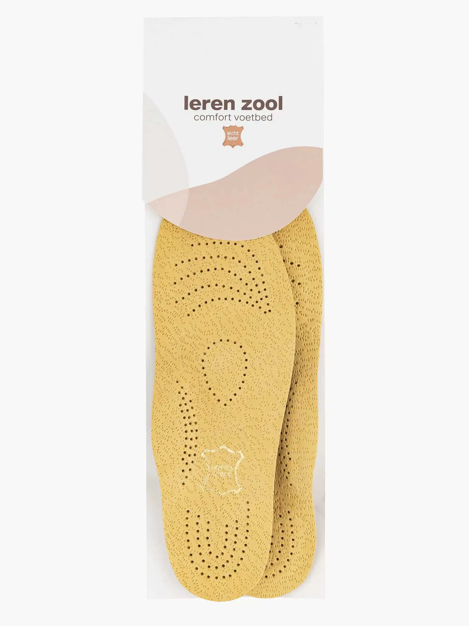 vanHaren Bruine Leren Voetbed Zool 37-38-Kinderen Jongensschoenen
