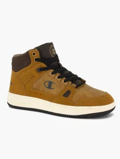 Champion Bruine Rebound Mid Winterized B-Kinderen Jongensschoenen