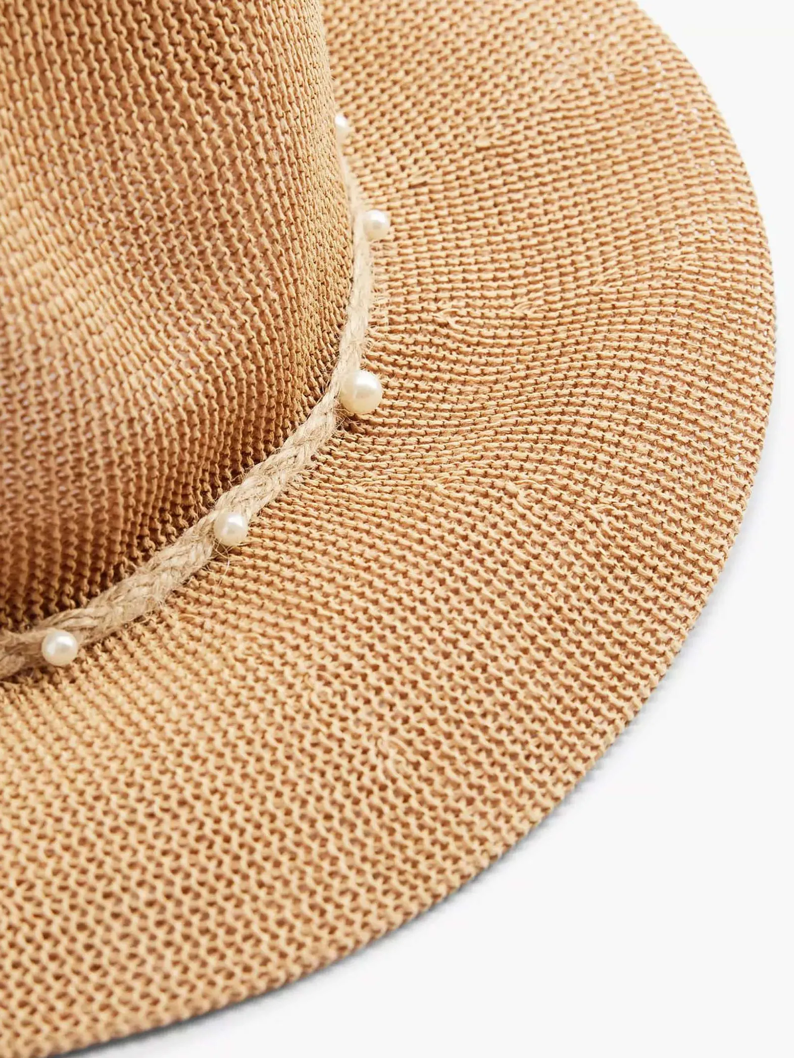 Graceland Bruine Rieten Strandhoed-Dames Online Exclusive Accessoires