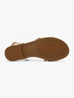 Graceland Bruine Sandaal-Dames Sandalen