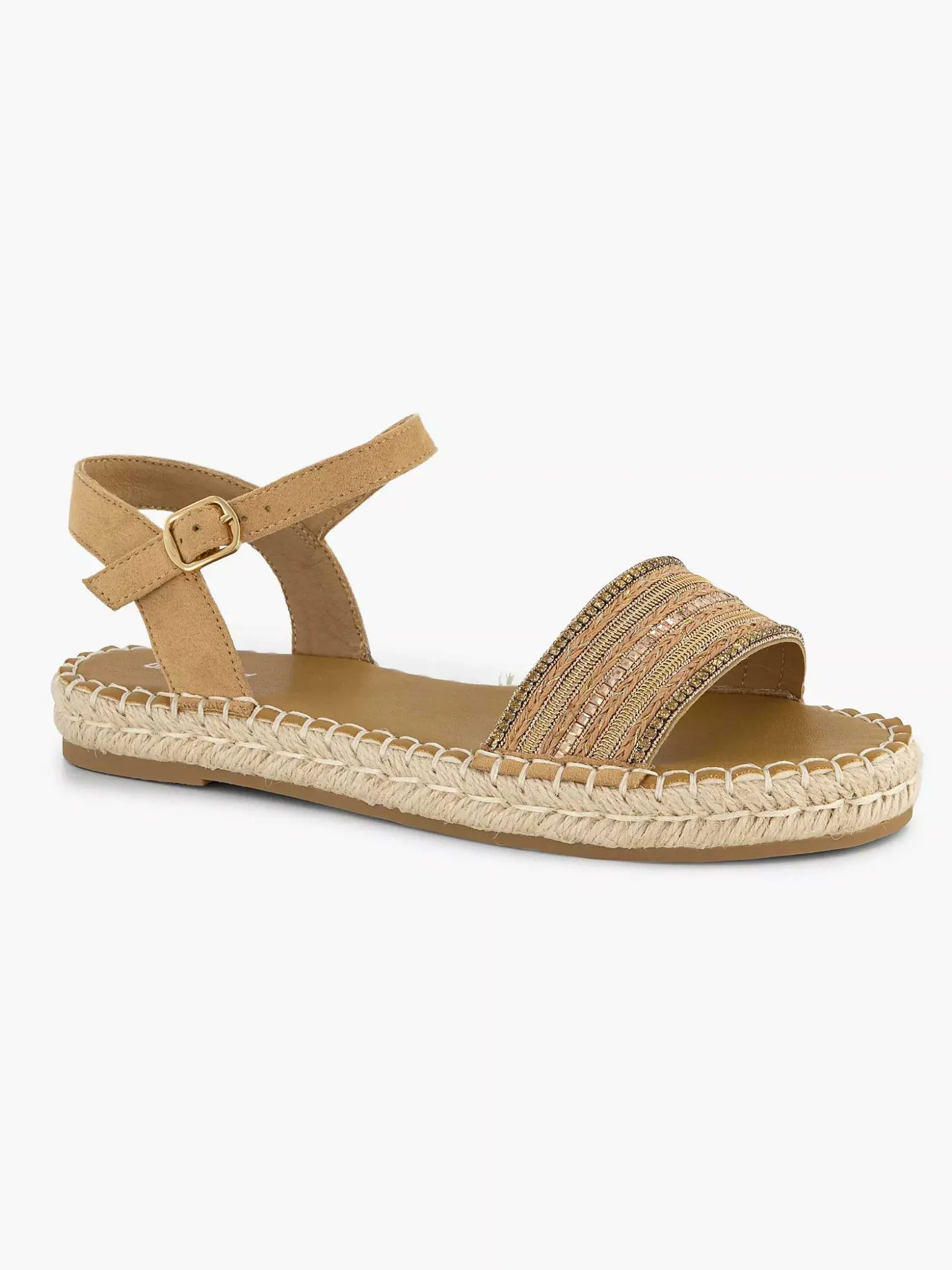 Graceland Bruine Sandaal-Dames Sandalen